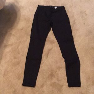 JCrew Black pixie pant size 2